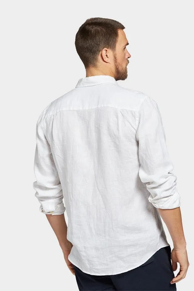 ACADEMY BRAND - Hampton Linen Shirt White