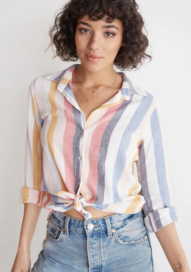 Bella Dahl - Classic Button Down Mykonos