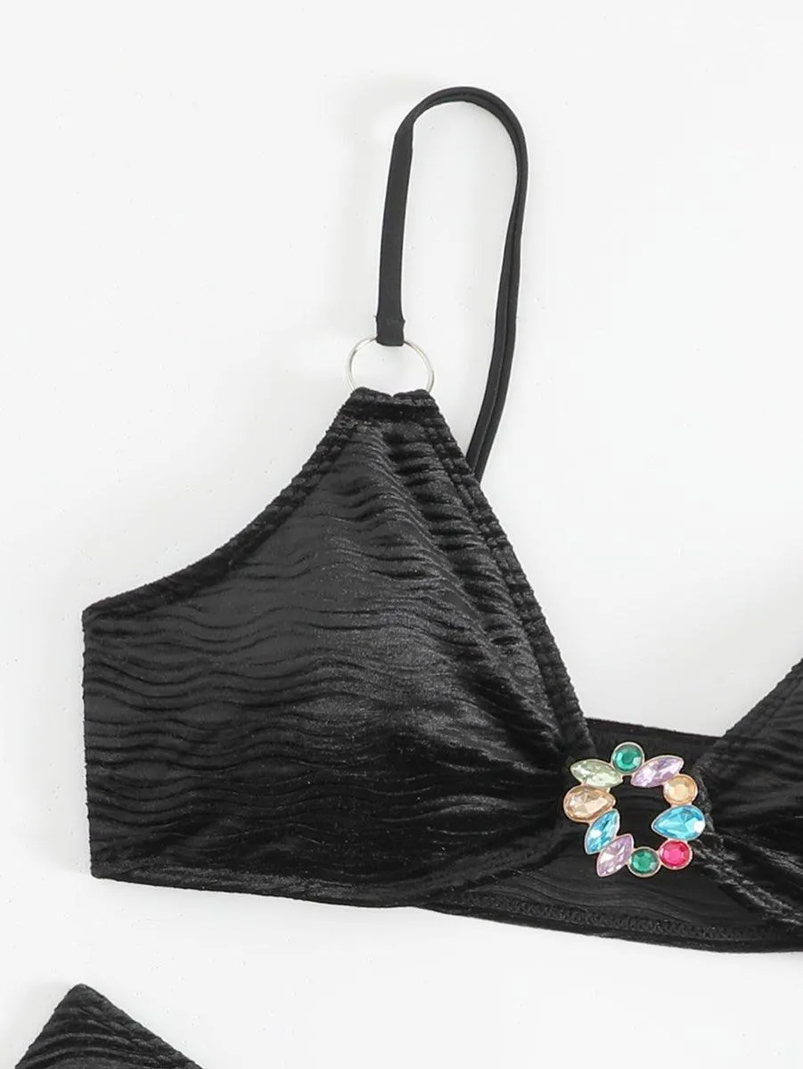 GFIT Women's Sexy Two-Piece Bikini Set - Swimwear for Beach & Pool