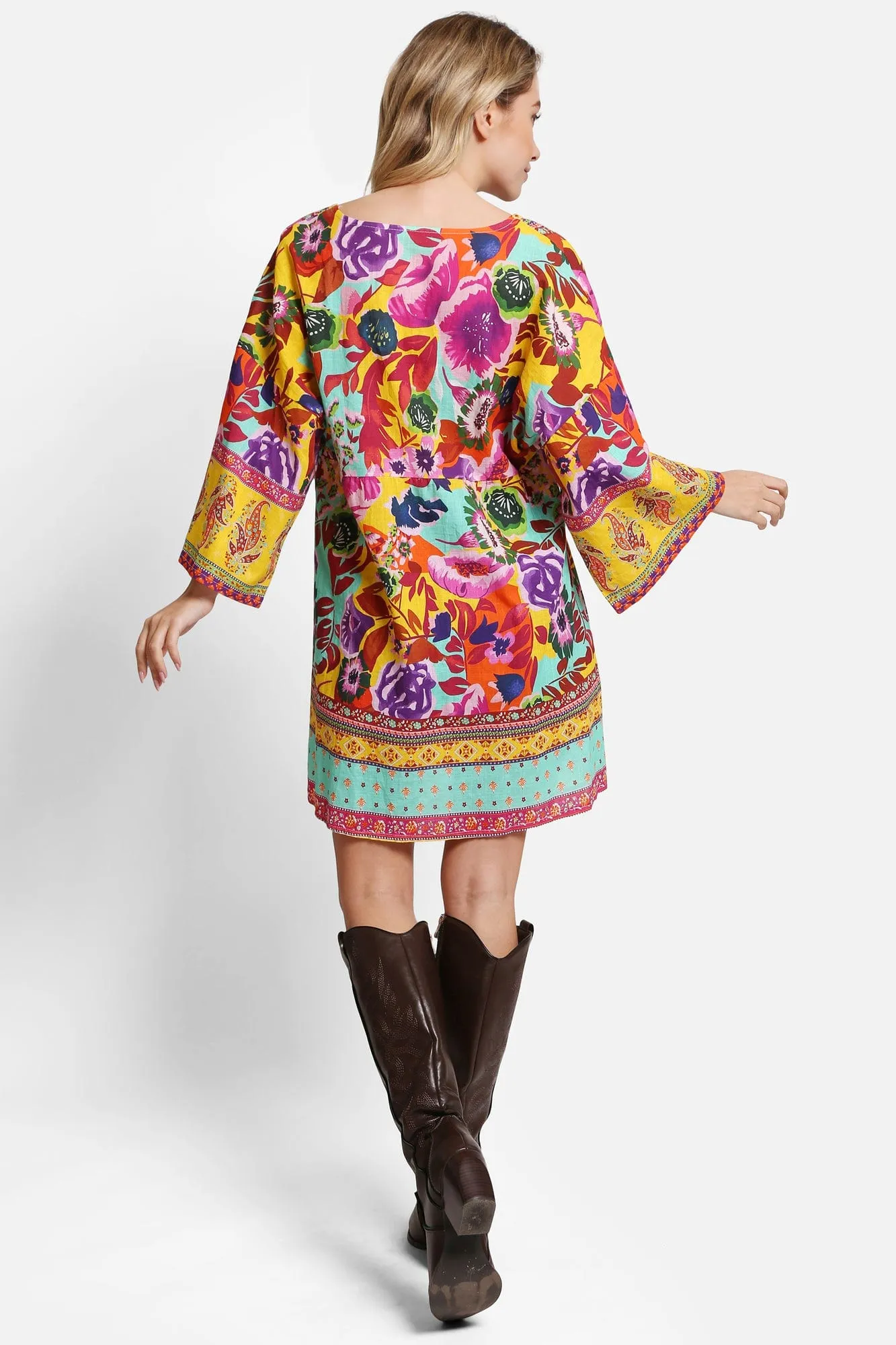 JP5114 Caroline Floral Cover Up Dress