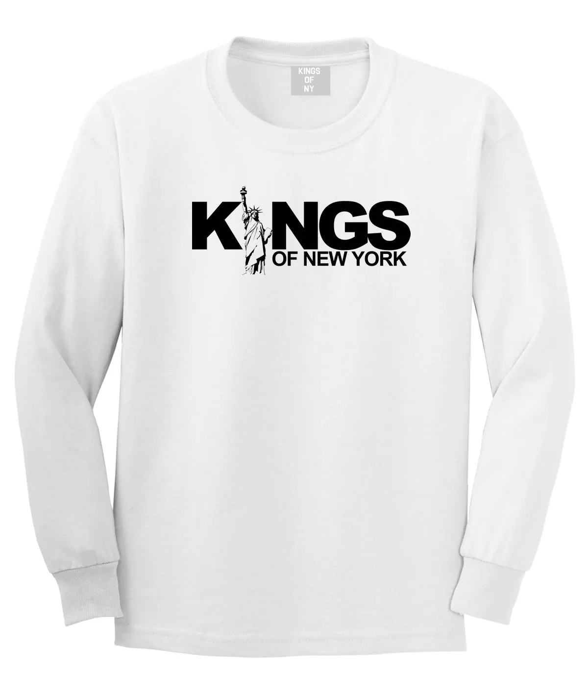 KINGS Of New York Statue Of Liberty Boys Kids Long Sleeve T-Shirt