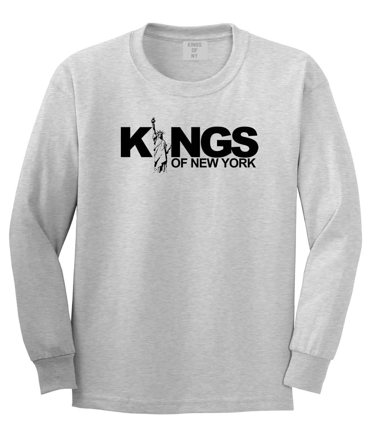 KINGS Of New York Statue Of Liberty Boys Kids Long Sleeve T-Shirt