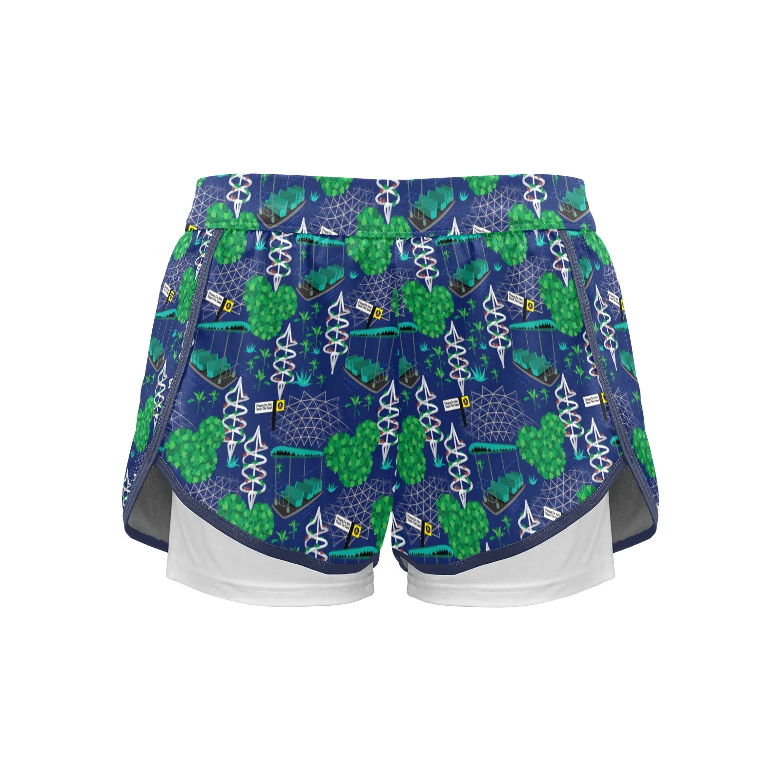 Living With The Land Women's Sports Shorts With Compression Liner