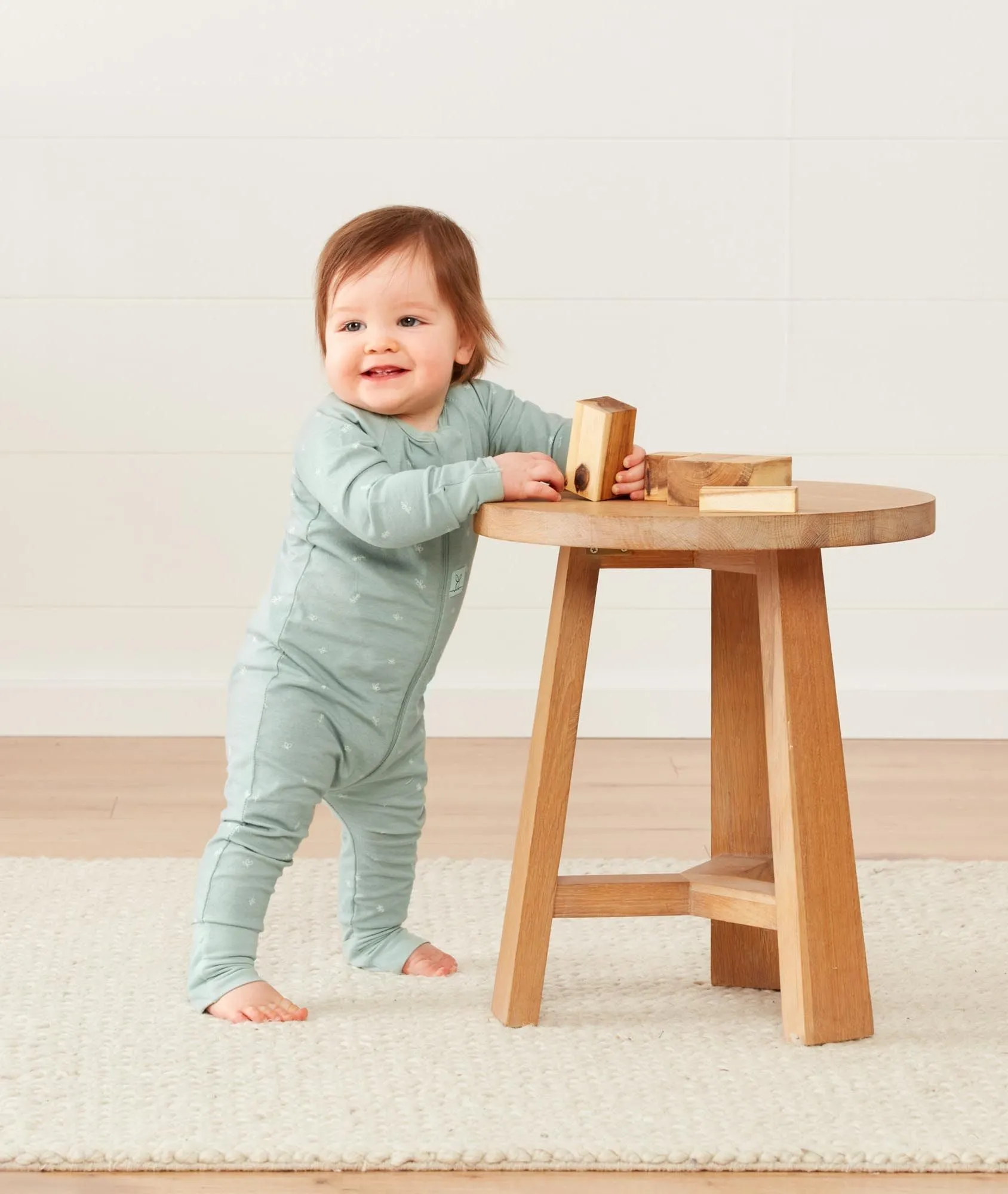 Long Sleeve Romper 0.2 TOG Sage