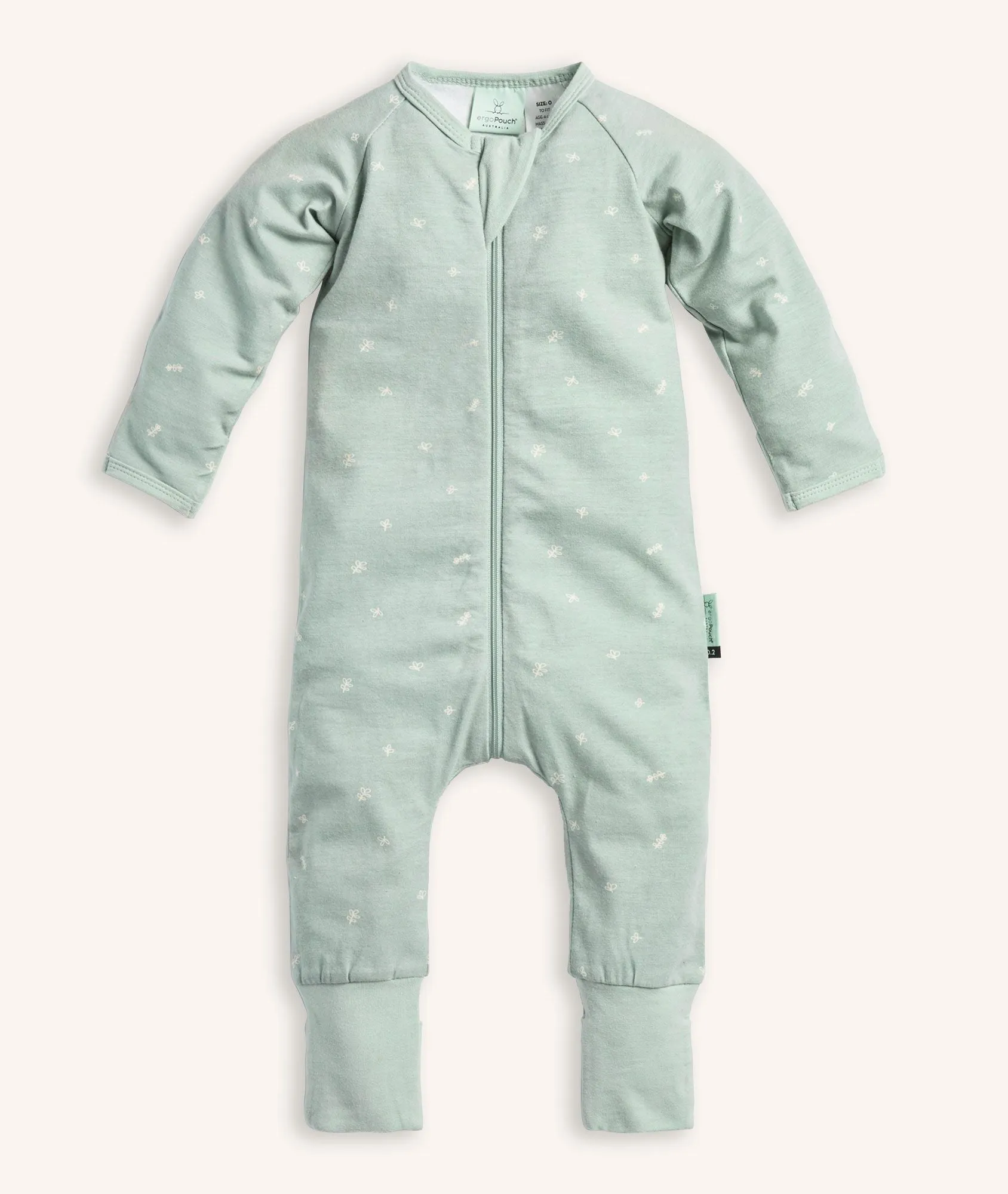 Long Sleeve Romper 0.2 TOG Sage