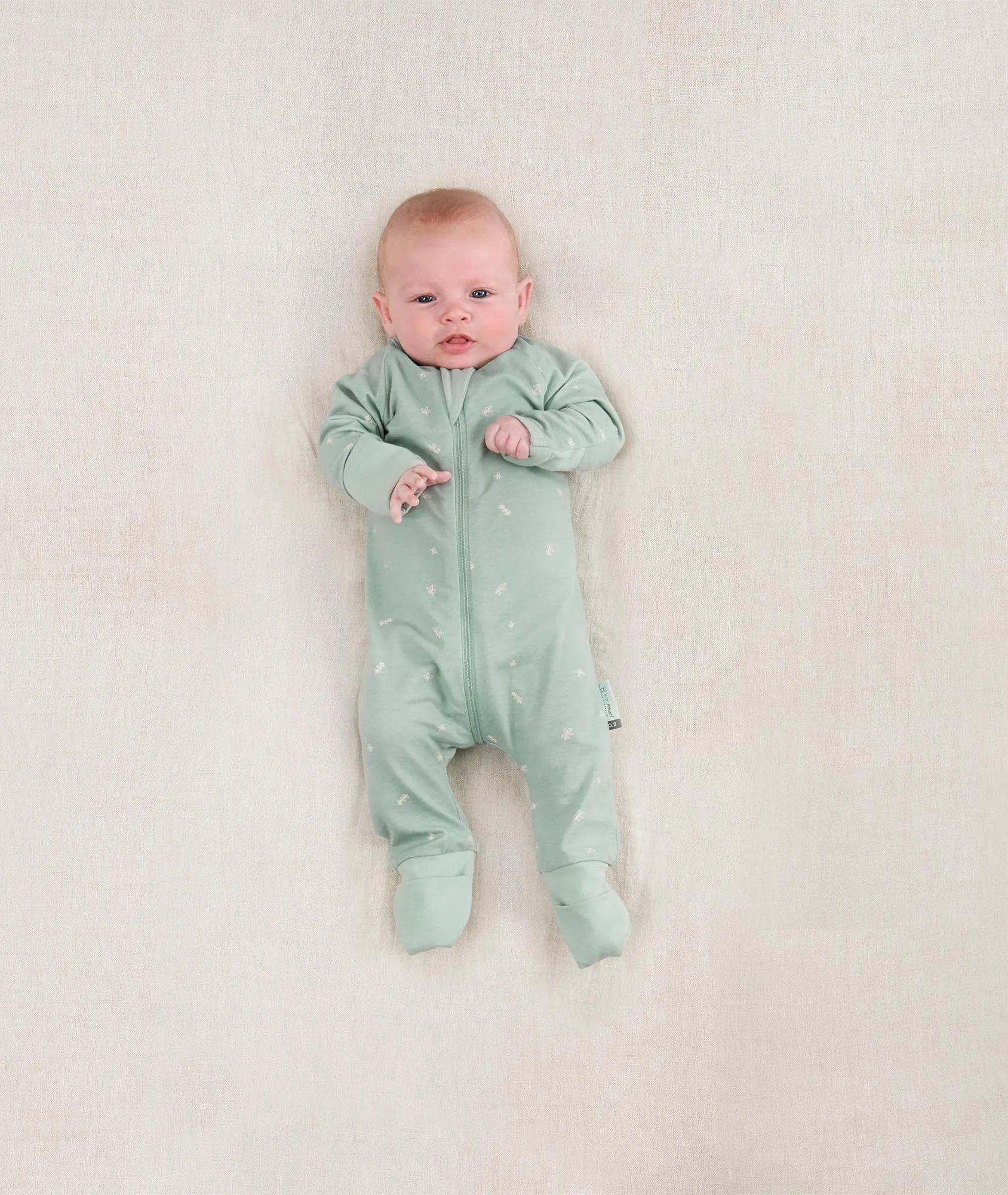 Long Sleeve Romper 0.2 TOG Sage