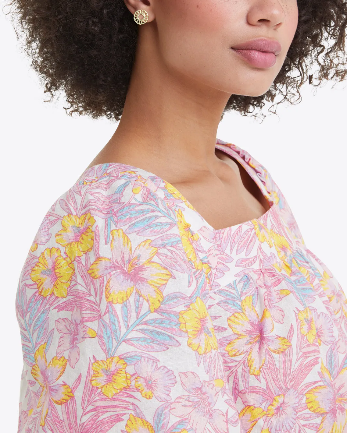 Maren Top in Lily Floral
