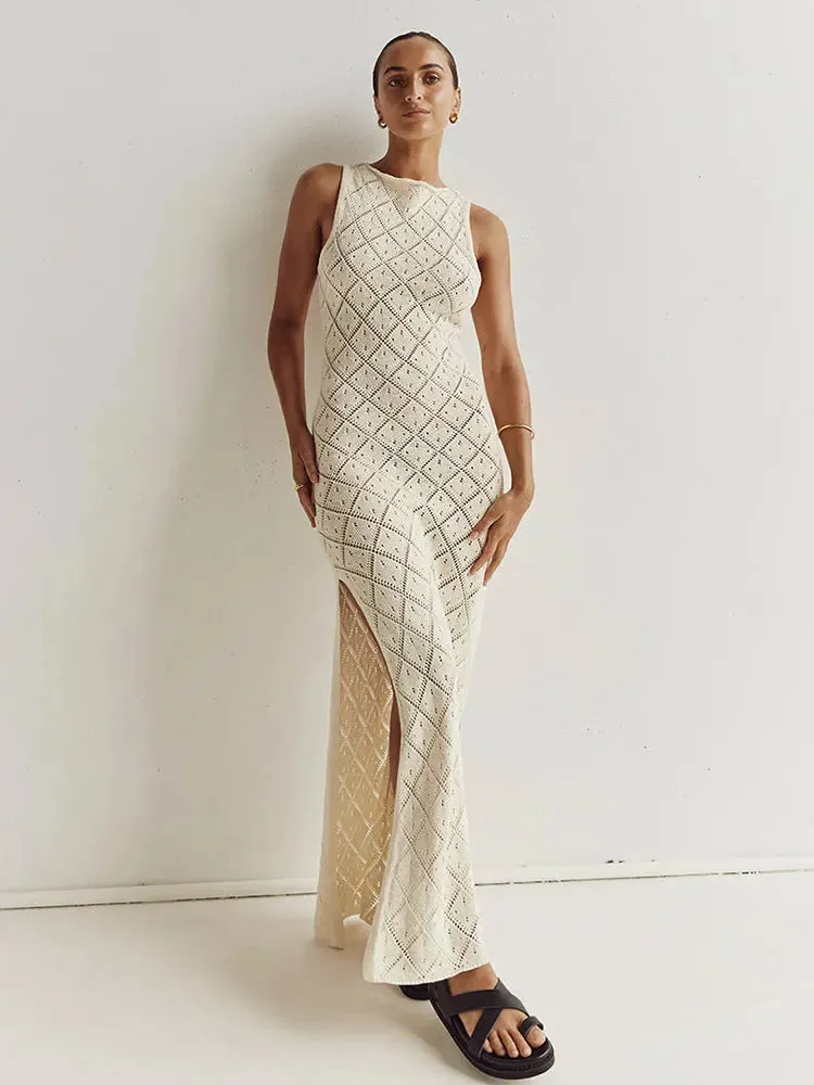Slim Cocktail Off Shoulder Maxi Dress for Women